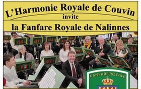 L’Harmonie Royale de Couvin invite la fanfare de Nalinnes