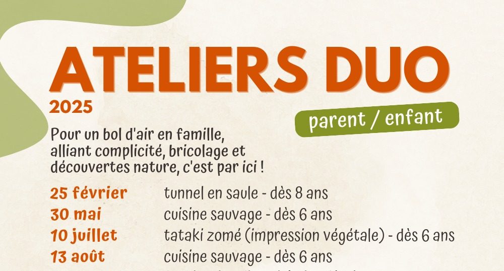 Atelier duo : cuisine sauvage