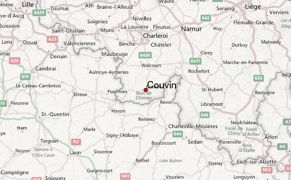 carte situation Couvin